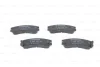 Комплект гальмівних колодок передн, NISSAN SUNNY II SUZUKI SWIFT II TATA INDICA, INDIGO 1.3-1.8 06.86- BOSCH 0986493450 (фото 7)