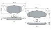 Колодка гальм. диск. SEAT IBIZA IV (6L1), SKODA FABIA (6Y2) передн. (вир-во Bosch) BOSCH 0 986 494 005 (фото 5)