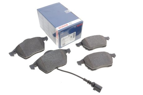 Колодки гальмівні (передні) Audi A3/TT/Seat Leon/Skoda Octavia/VW Golf 96-10/Polo 05-09 (+д UA63 BOSCH 0 986 494 018
