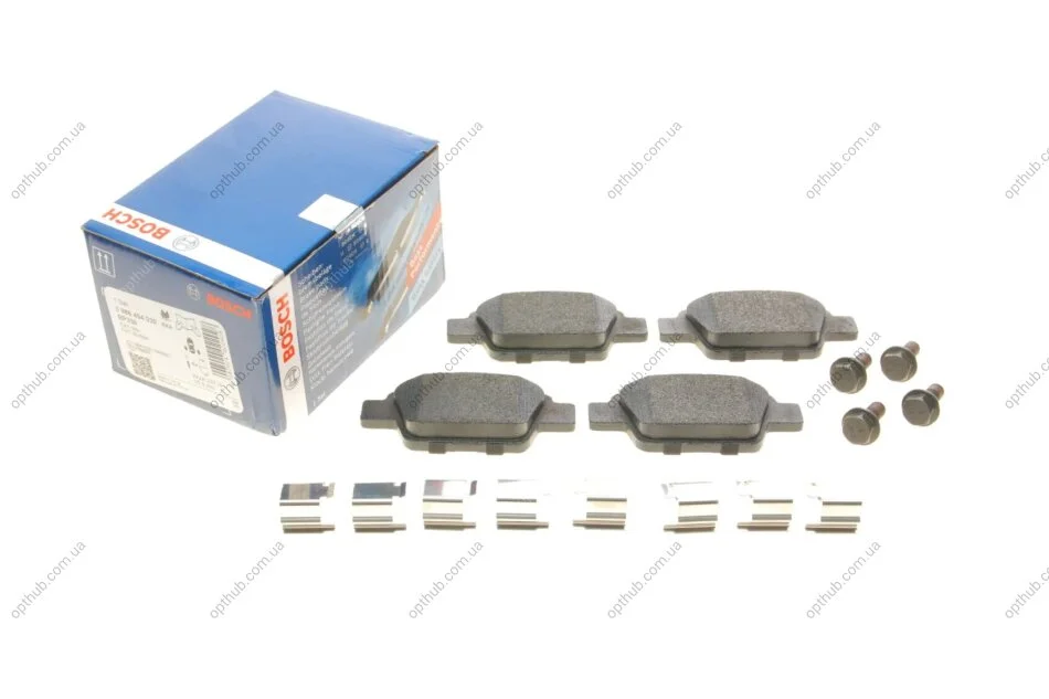 Колодки гальмівні (задні) Fiat Bravo II 07-14/Stilo 01-08/Linea 07-/Multipla 99-10/Lancia D UA63 BOSCH 0 986 494 030 (фото 1)