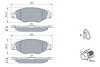 Колодка гальм. диск. PEUGEOT 206 передн. (вир-во Bosch) BOSCH 0 986 494 039 (фото 5)