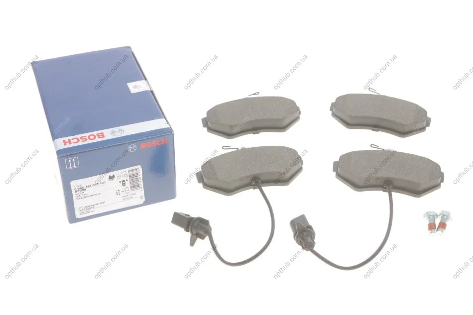Колодка гальм. AUDI A4, VW PASSAT передн. (вир-во Bosch) BOSCH 0 986 494 042 (фото 1)