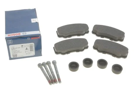 Колодки гальмивни (задни) Citroen Jumper/Fiat Ducato/Peugeot Boxer 94- UA63 BOSCH 0 986 494 049