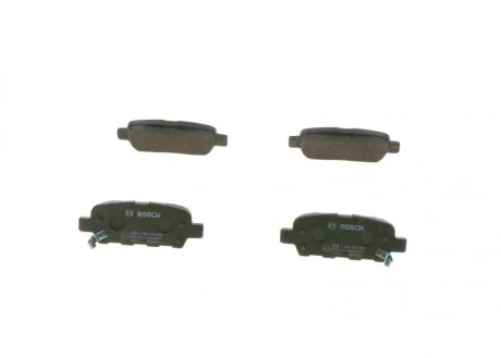 Колодки гальмивни (задни) Renault Koleos/Nissan Juke/Qashqai/X-Trail/Suzuki 08- (Akebono) UA63 BOSCH 0 986 494 090