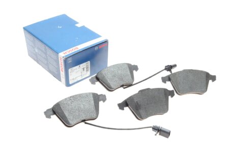 Колодки гальмівні (передні) Audi A4/A6/A8 02-11 (Ate-Teves) (з датчиками) UA63 BOSCH 0 986 494 104