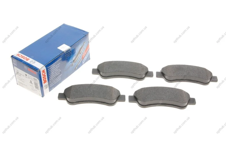 Колодки гальмівні (задні) Fiat Ducato/Citroen Jumper/Peugeot Boxer 06- (Bosch) UA63 BOSCH 0 986 494 110 (фото 1)