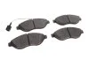 Колодки гальмівні (передні) Citroen Jumper/Fiat Ducato/Peugeot Boxer 06- (+датчик) (opt-om) BOSCH 0 986 494 111 (фото 1)