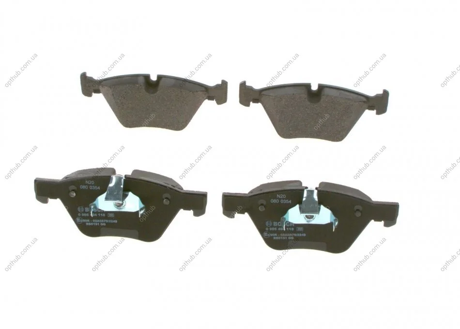 Колодка гальм. BMW 3 (E90), BMW 5 (E60) (вир-во Bosch) C.I.U BOSCH 0 986 494 118 (фото 1)