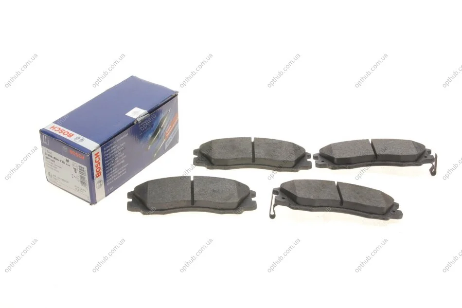 Колодки гальмівні (передні) Hyundai Terracan 01-06 (opt-om) BOSCH 0 986 494 138 (фото 1)