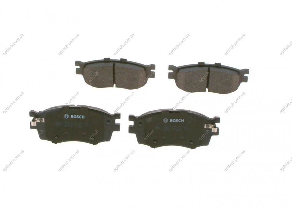 Колодка гальм. диск. HYUNDAI ACCENT, KIA RIO II передн. (вир-во Bosch) BOSCH 0 986 494 139 (фото 1)