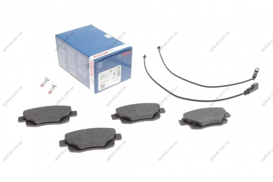 Колодка гальм. диск. FORD TRANSIT, задн. (вир-во Bosch) BOSCH 0 986 494 171 (фото 1)