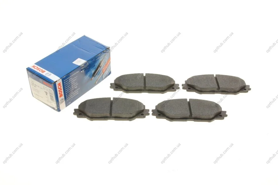 Колодка гальм. диск. TOYOTA RAV 4 передн. (вир-во Bosch) BOSCH 0 986 494 174 (фото 1)