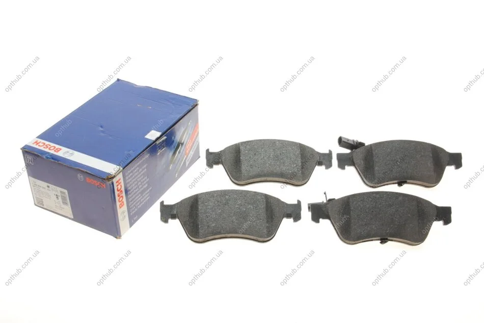 Колодки гальмівні (передні) VW Phaeton/ Audi A6/A8 04-16 (Ate-Teves) (з датчиком) UA63 BOSCH 0 986 494 200 (фото 1)