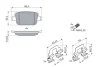 Колодка гальм. диск. FORD KUGA задн. (вир-во Bosch) BOSCH 0 986 494 214 (фото 5)