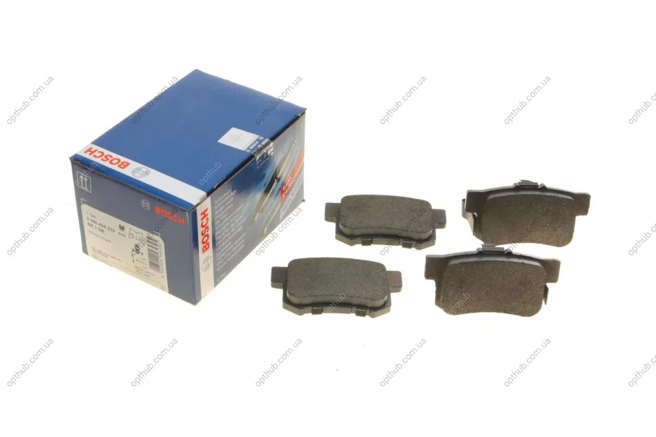 Колодка гальм. диск. HONDA ACCORD, CR-V задн. (вир-во Bosch) BOSCH 0 986 494 233 (фото 1)