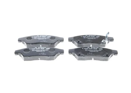 Тормозные колодки дисковые BOSCH 0986494238