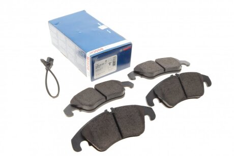 Колодки гальмівні (передні) Audi A4 07-18/A5 07-(+датчик) UA63 BOSCH 0 986 494 259