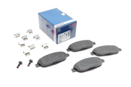 Колодки гальмівні (передні) Peugeot 308/CC/SW/3008 07- Q+ UA63 BOSCH 0 986 494 261