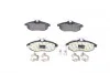 Колодки гальмівні (передні) Citroen C2 03-12/Citroen С3 02- (opt-om) BOSCH 0 986 494 262 (фото 1)