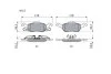 Колодки гальмівні (передні) Ford Focus 99-09 UA63 BOSCH 0 986 494 284 (фото 2)