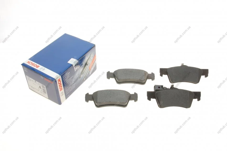 Колодки гальмівні (задні) VW T5/Multivan V 03-15 (+датчик) UA63 BOSCH 0 986 494 309 (фото 1)