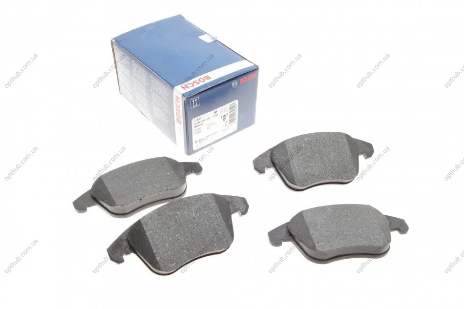 Колодка гальм. диск. CITROEN C4, C4 PICASSO передн. (вир-во Bosch) BOSCH 0 986 494 324 (фото 1)