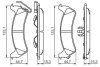 Тормозные колодки дисковые BOSCH 0986494348 (фото 3)