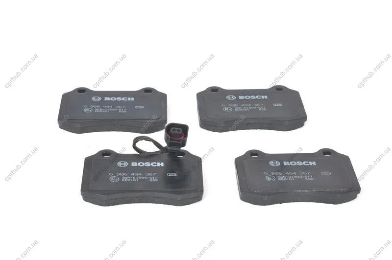 Гальмівні колодки дискові BOSCH 0986494367 (фото 1)