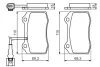 Гальмівні колодки дискові BOSCH 0986494367 (фото 6)