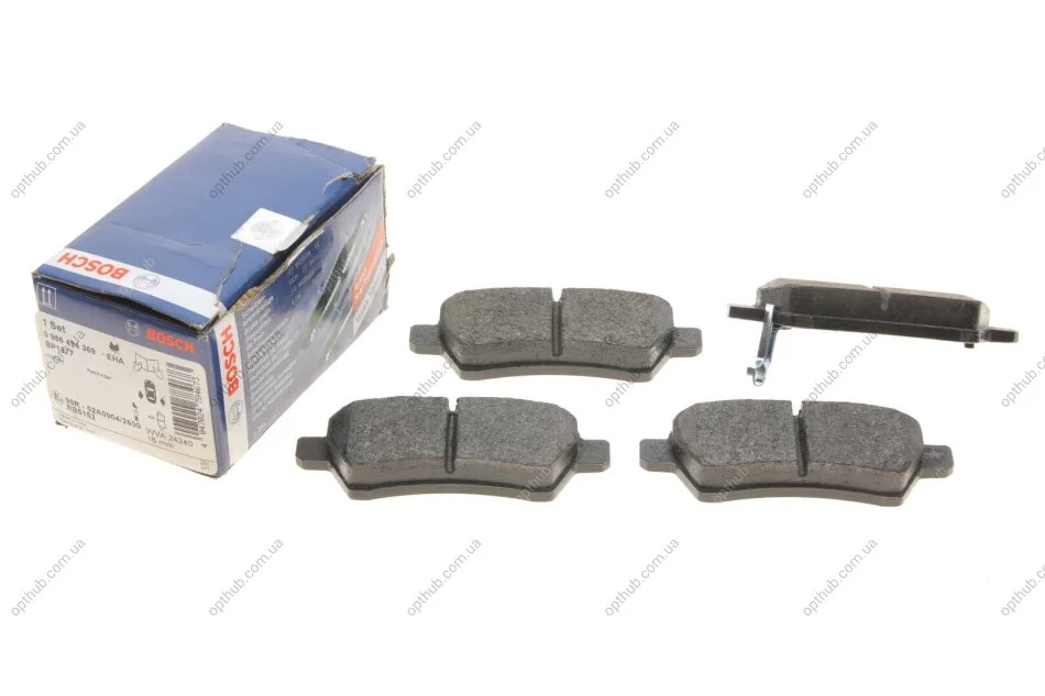 Колодки гальмівні (задні) Nissan Pathfinder III 05- UA63 BOSCH 0 986 494 369 (фото 1)