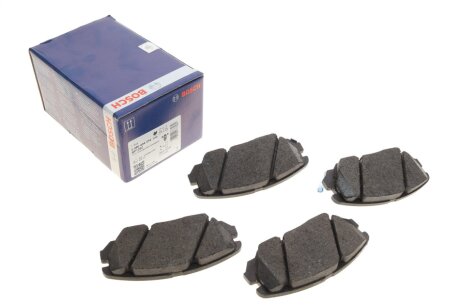Колодки гальмівні (передні) Hyundai Tucson 04-/Sonata 05-10/Grandeur 05-/Kia Opirus 06- UA63 BOSCH 0 986 494 374
