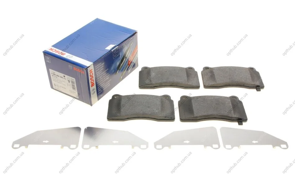 Колодки гальмівні (передні) Honda Civic 12-/Mitsubishi Lancer 95-15/Subaru Impreza 99-1 (opt-om) BOSCH 0 986 494 395 (фото 1)
