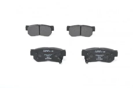 Колодка торм. диск. HYUNDAI ELANTRA, SANTA FE, TUCSON, KIA MAGENTIS задн. (пр-во Bosch) BOSCH 0 986 494 417