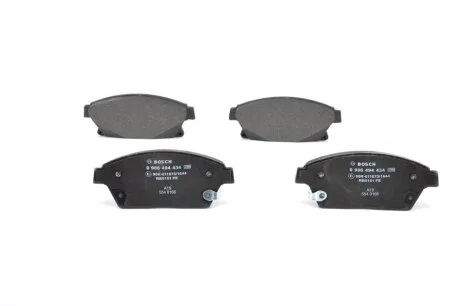 Колодки гальмівні (передні) Opel Astra J/Zafira C/Chevrolet Cruze 09- UA63 BOSCH 0 986 494 434