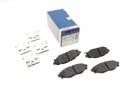 Колодки гальмівні (задні) Subaru Forester/Impreza 08-/Legacy 03-14/Outback 03-/Toyota GT 12 UA63 BOSCH 0 986 494 444