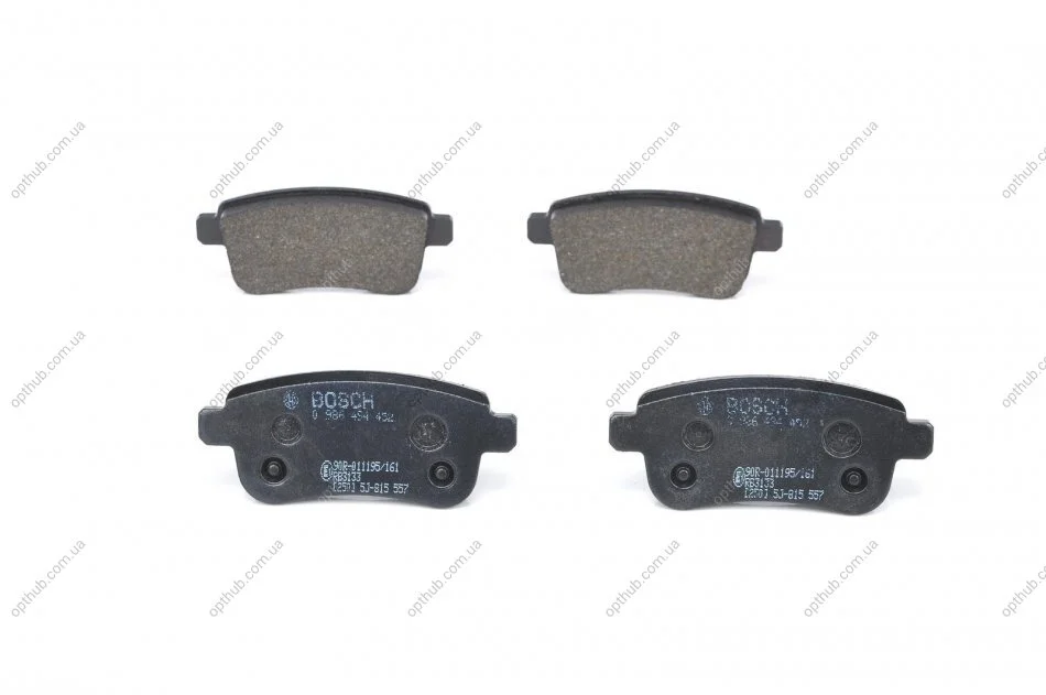 Колодки гальмівні (задні) Renault Fluence/Megane/Scenic 1.2-2.0dCi 08- UA63 BOSCH 0 986 494 452 (фото 1)