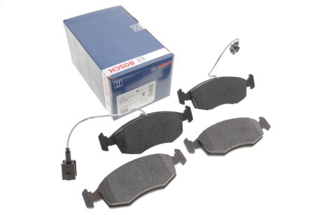 Колодки гальмівні дискові ПЕРЕДН FIAT 500 0.9 TWINAIR 2010-,GRANDE PUNTO 1.2,1.3 MULTIJET, 1.4 2 -ua BOSCH 0 986 494 463