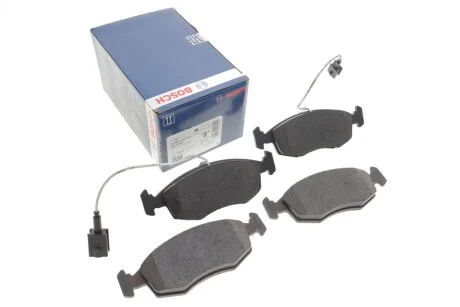 Колодки гальмівні дискові ПЕРЕДН FIAT 500 0.9 TWINAIR 2010-,GRANDE PUNTO 1.2,1.3 MULTIJET, 1.4 2 -ua BOSCH 0 986 494 463