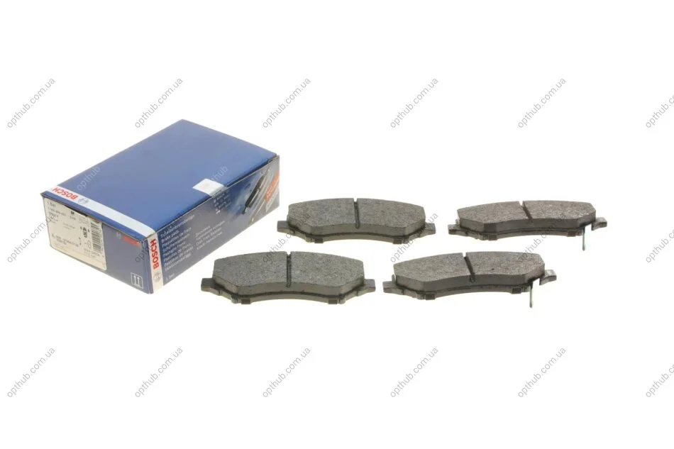 Колодки гальмівні (передні) Chrysler Grand Voyager V 07-/Dodge Caravan 08-/VW Routan 08-13 UA63 BOSCH 0 986 494 493 (фото 1)