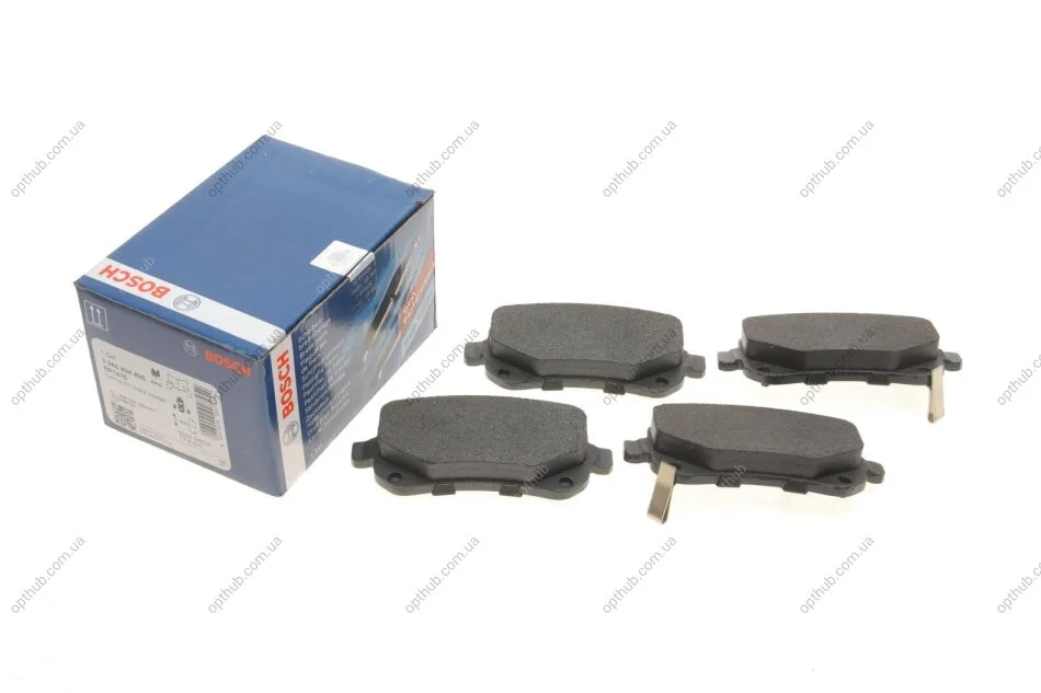 Колодки гальмівні (задні) Chrysler Grand Voyager 07-/Dodge Journey 08- UA63 BOSCH 0 986 494 496 (фото 1)