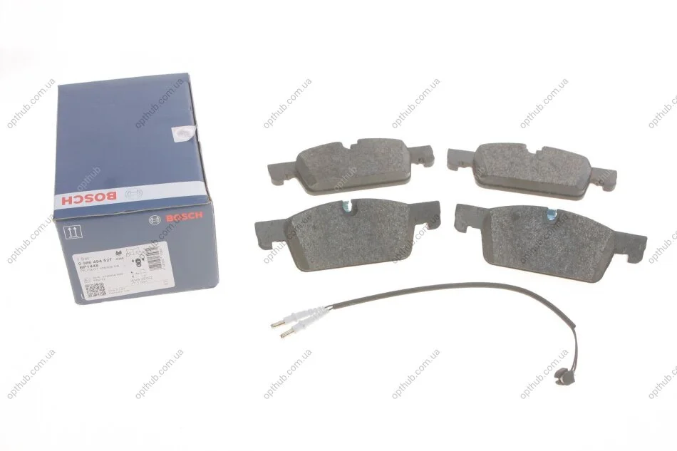 Колодки гальмівні (передні) Peugeot 508/SW 10-18 (+датчик) UA63 BOSCH 0 986 494 527 (фото 1)