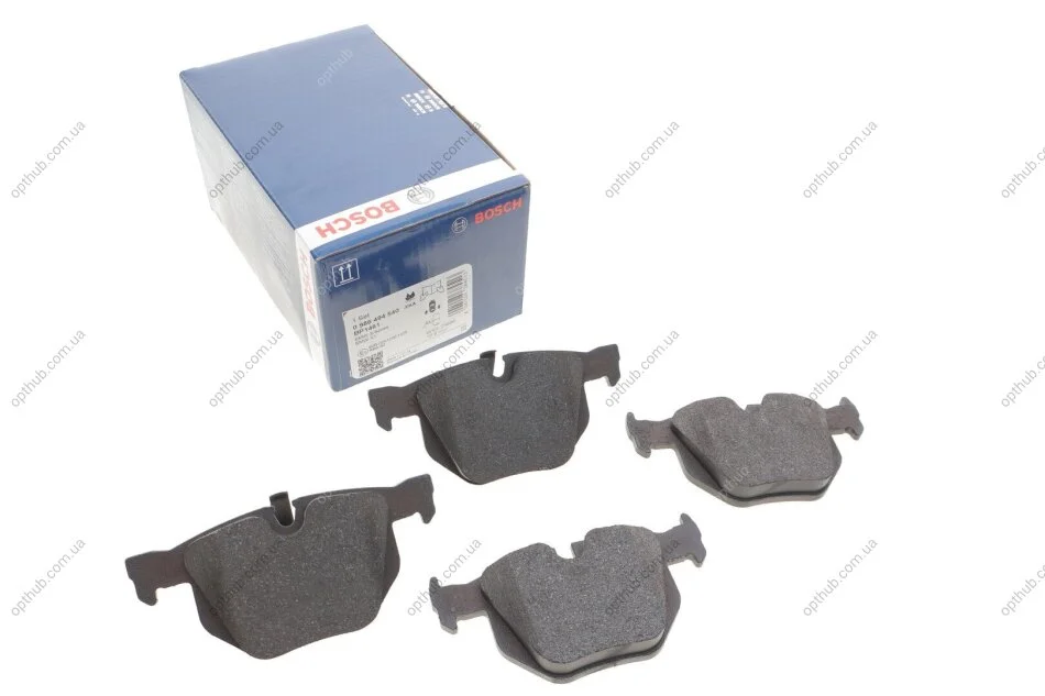 Колодки гальмівні (задні) BMW 3 (E90/E91/E92/E93) 04-13/X1 (E84) 09-15 UA63 BOSCH 0 986 494 540 (фото 1)