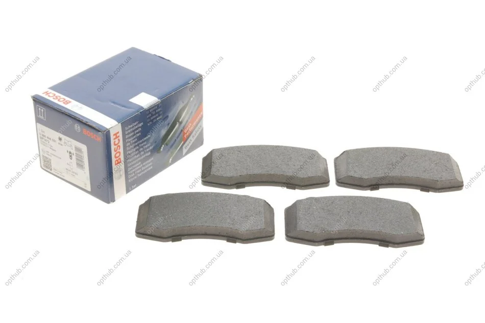 Колодки гальмівні (передні) Renault Megane III купе 2.0 R.S. 08- 0 986 494 551 (opt-om) BOSCH 0986494551 (фото 1)