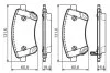 Колодки гальмівні (передні) Hyundai ix20/Kia Venga 10- UA63 BOSCH 0 986 494 552 (фото 2)