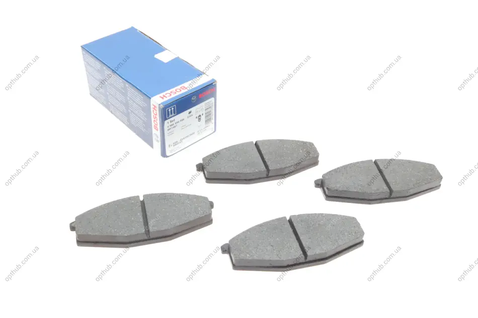 Тормозные колодки, дисковые BOSCH 0 986 494 566 (фото 1)