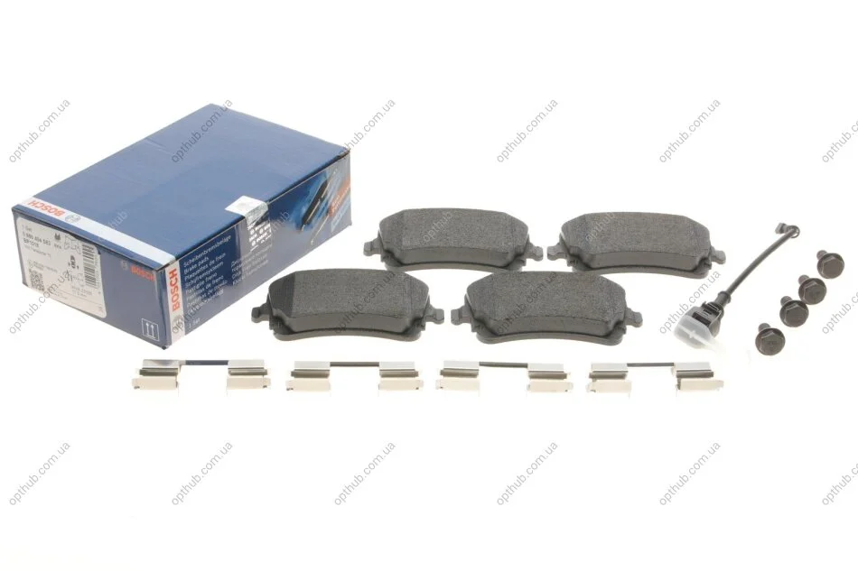 Колодки гальмівні (задні) VW T5 03- (з датчиком) UA63 BOSCH 0 986 494 583 (фото 1)