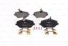 Комплект гальмівних колодок передн, CITROEN C5 III, C6 PEUGEOT 407, 607 1.6D-3.0 02.00- BOSCH 0986494585 (фото 2)