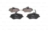 Комплект гальмівних колодок передн, CITROEN C5 III, C6 PEUGEOT 407, 607 1.6D-3.0 02.00- BOSCH 0986494585 (фото 4)
