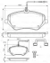Комплект гальмівних колодок передн, CITROEN C5 III, C6 PEUGEOT 407, 607 1.6D-3.0 02.00- BOSCH 0986494585 (фото 8)