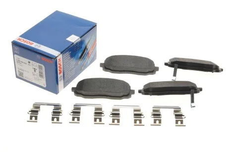 Колодки гальмивни (передни) Hyundai I10 08-/Kia Picanto 04- UA63 BOSCH 0 986 494 594